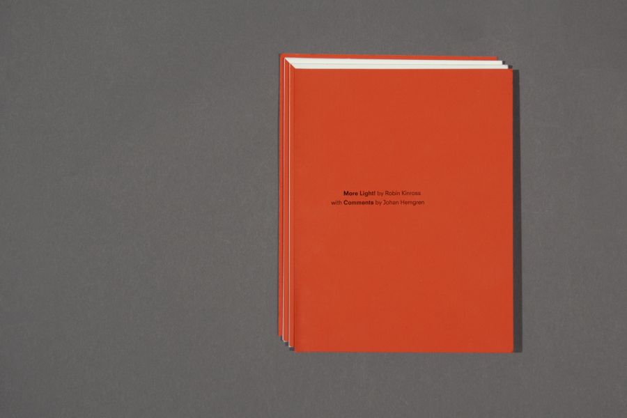 Design Robin Kinross's manifesto.... by Johan Hemgren